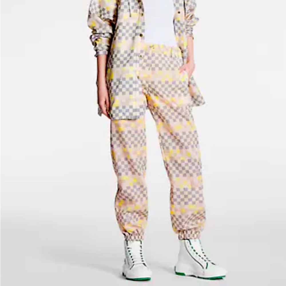 Louis Vuitton Damier Pixel Women’s Jogger Pants US Large NWT